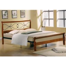 Кровать двуспальная деревянная 6134