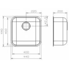 Мойка Reginox IB 40x40 L