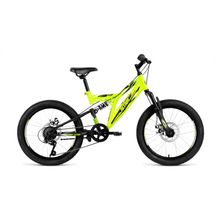 Велосипед FORWARD ALTAIR MTB FS 20 disc зеленый-черный (2019)