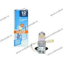 Лампа галоген 12V Н3 55W Pk22s OSRAM +30% яркости всепогодная 64151ALS