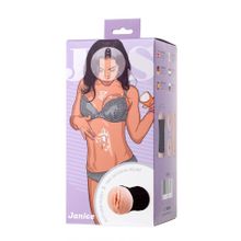 Двухсторонний мастурбатор JOS JANICE в черном цилиндре (107797)