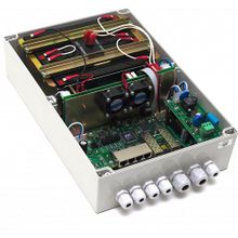 tfortis psw-2g 4f ups (гигабитный управляемый уличный коммутатор для подключения 4 камер с системой бесперебойного питания)