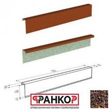 Фронтонная планка широкая Gerard, L=1,2 м (Chestnut 121)