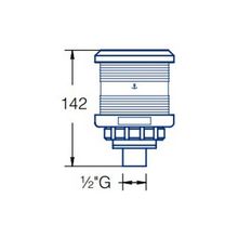 DHR Круговой огонь DHR DHR35 RGR35P 12 24 В 25 Вт вставной под трубу зеленый для судов до 20 м