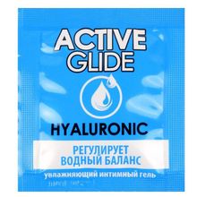 Лубрикант на водной основе Active Glide с гиалуроновой кислотой - 3 гр.