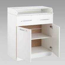 Комод КП-1   2ств. 1 ящ. двухстворчатый 1000х850х440 730 Белый