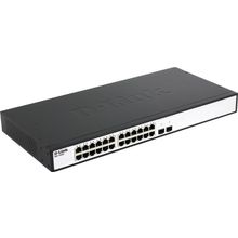 Коммутатор D-Link    DGS-1026X   A1A   Неуправляемый коммутатор (24UTP 10   100   1000Mbps + 2SFP+)