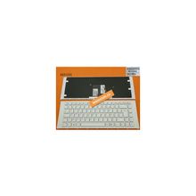 Клавиатура для ноутбука Sony VPC-EA серий русифицированная белая
