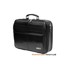 Сумка для ноутбука PortCase KCB-03L System Case до 15.6-16 (Черный, натуральная кожа, 43 х 32.5 х 15 см.)