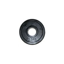 SPORTCONCEPT Диск для штанги обрезиненный  2,5 кг (d 51 mm) цвет черный