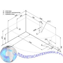 Акриловая ванна Aquanet Jamaica 160x110 L