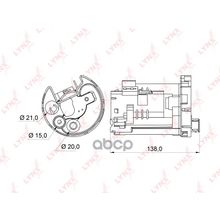 Фильтр Топливный LYNXauto арт. LF162M