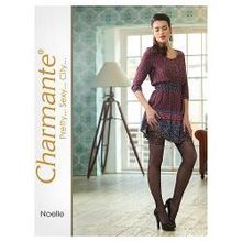 Колготки фантазийные Charmante Noelle, nero, L XL