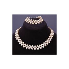 Бусики-Колечки Комплект Жемчуг "Розалинда" арт.П323