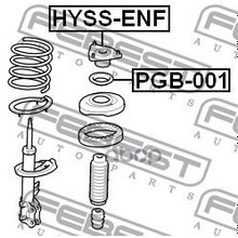 Опора Амортизационной Стойки | Перед Прав Лев | Hyundai I30 2007-2012 Febest арт. HYSSENF