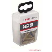 Bosch Набор бит TicTac PH2 Max Grip 1 4 25 мм (25шт.) (2608522273 , 2.608.522.273)