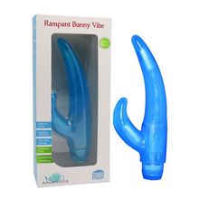 Вибратор Rampant Bunny Vibe голубой 18,2 см