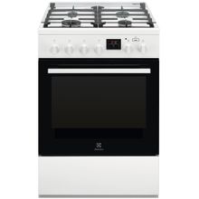 Комбинированная плита Electrolux RKK660201W 60см белый