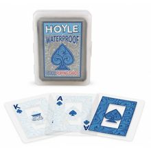 Карты "Hoyle Waterroof Plastic With Blue Spade Deck Standard Index" (1036729)