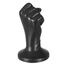 Анальная втулка Fist Plug в виде сжатой в кулак руки - 13 см. Черный