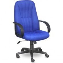 Кресло для руководителя Easy Chair 624 TTW синее (ткань пластик)
