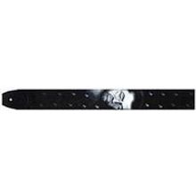 2G4-09 Ремень для гитары. Двухслойная кожа, 77мм, АМС