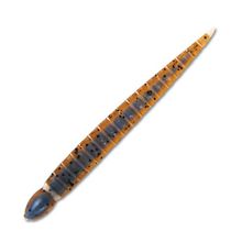 Приманка силиконовая Custom Leech 3", 111C Cinnamon PP   Blue Neon Keitech