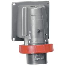 Встраиваемая вилка Hypra - IP 66 67-55 - 3К+3 - 440 В - 32 А - пластик | код 052936 | Legrand
