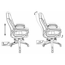 Бюрократ офисное CH-825S Black-Gr черно-серое
