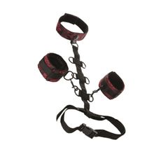 Фиксация для рук и шеи Scandal Collar Body Restraint красный с черным