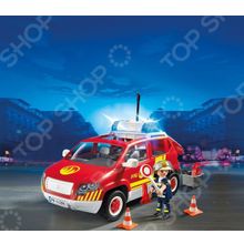 Playmobil 5364pm «Пожарная служба: Пожарная машина командира со светом и звуком»