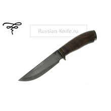 Булатный нож "080К" ,  (легированный булат), И.Пампуха, в бронзе