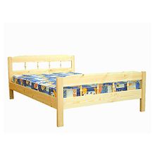 Кровать Бюджет-1 (ВМК Шале) (Размер кровати: 90Х190 200, Ортопедическое основание: Нет.)