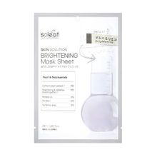 Маска для придания сияния с жемчугом Soleaf Skin Solution Brightening Mask Sheet 5шт