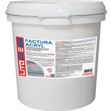 Литокол Litotherm Factura Acryl фасадная акриловая штукатурка с эффектом шуба 25 кг база A зерно 2.5 мм