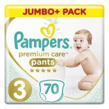 Подгузники-трусики 70 шт. PAMPERS (Памперс) Premium Care Pants, размер 3 (6-11 кг), 1210807