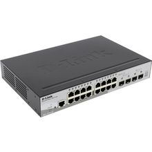 Коммутатор   D-Link   DGS-1510-20  A1A   Управляемый коммутатор (16UTP 10 100 1000Mbps  + 4 SFP)