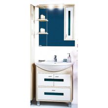 Бриклаер Мебель для ванной Бали 75 R светлая лиственница