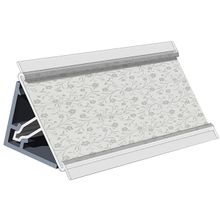 Скиф Плинтус для столешницы 3000х25х25 мм. № 126 матовый, цвет серебряный эдельвейс ID - 291605