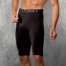 Мужские трусы-боксеры длиной до колена (XL   серый)