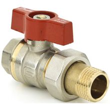 Шаровой кран Danfoss VBR-F Ду 20 с накидной гайкой и ниппелем