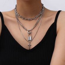 Многослойное колье "Замок" (арт. 81219-4)