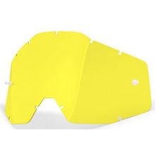 Линза 100% Racecraft Accuri Strata Anti-Fog Yellow (51001-004-02)