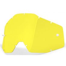 Линза 100% Racecraft Accuri Strata Anti-Fog Yellow (51001-004-02)