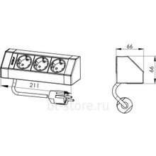 Розетка Evoline V-Dock 936.00.013