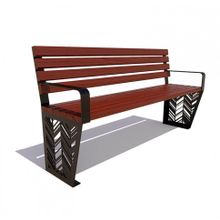 Скамейка садовая «ГАРНИЗОН» (1,2м)