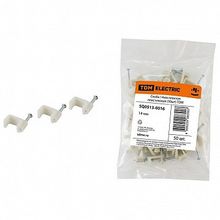 Скоба 14мм плоская пластиковая (50шт) |  код. SQ0513-0016 |  TDM