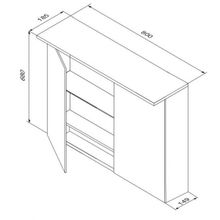 Am.Pm Мебель для ванной Spirit 80 белый глянец