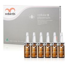 Сыворотка для лица от морщин с экстрактом плаценты и пчелиным ядом Rebirth Cellular B Plavenom Placenta & Bee Venom Serum 6х10мл