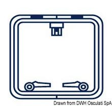 Osculati Hatch protection 330 x 330 mm, 19.350.02